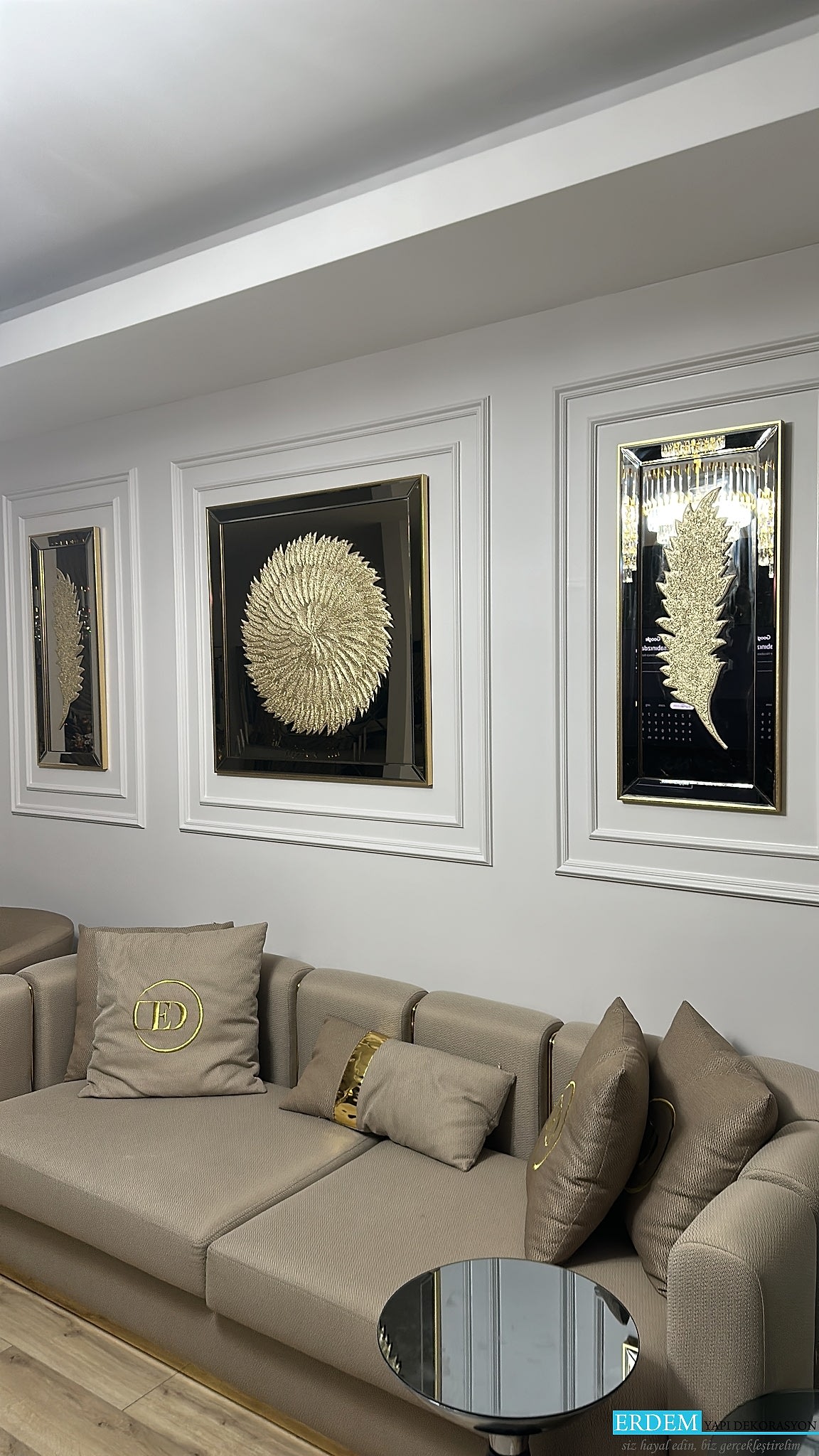 Aynal� duvar ��tas� uygulamam�z