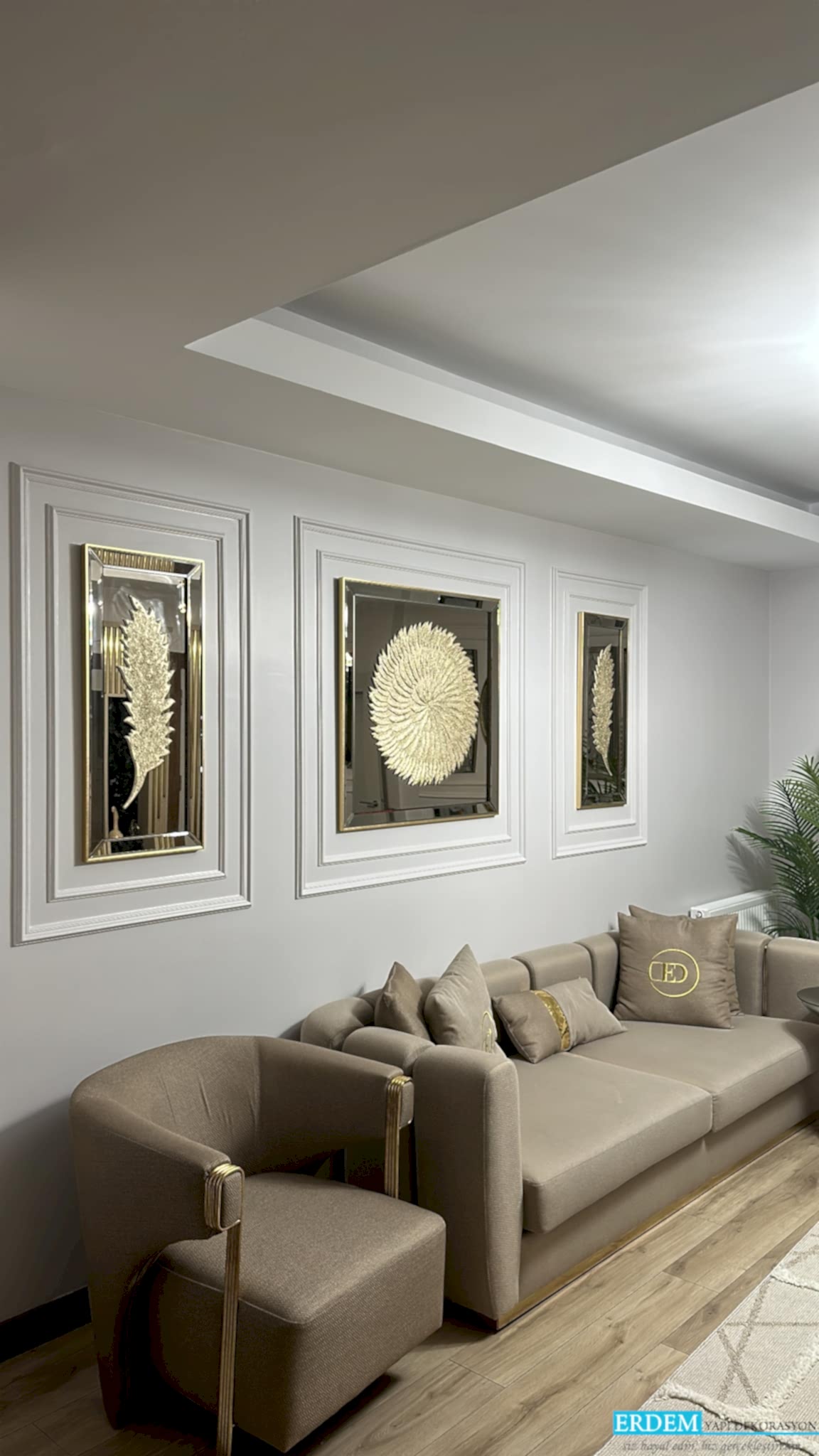 Aynal� duvar ��tas� uygulamam�z