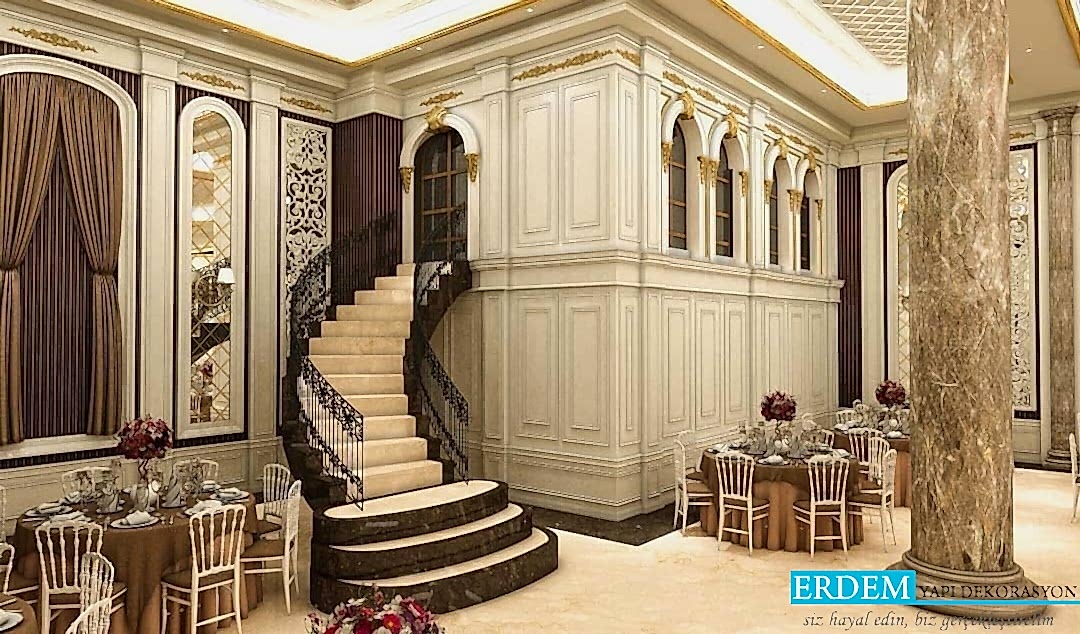 D���n Salonu Duvar ��talama Mimari Tasar�m�