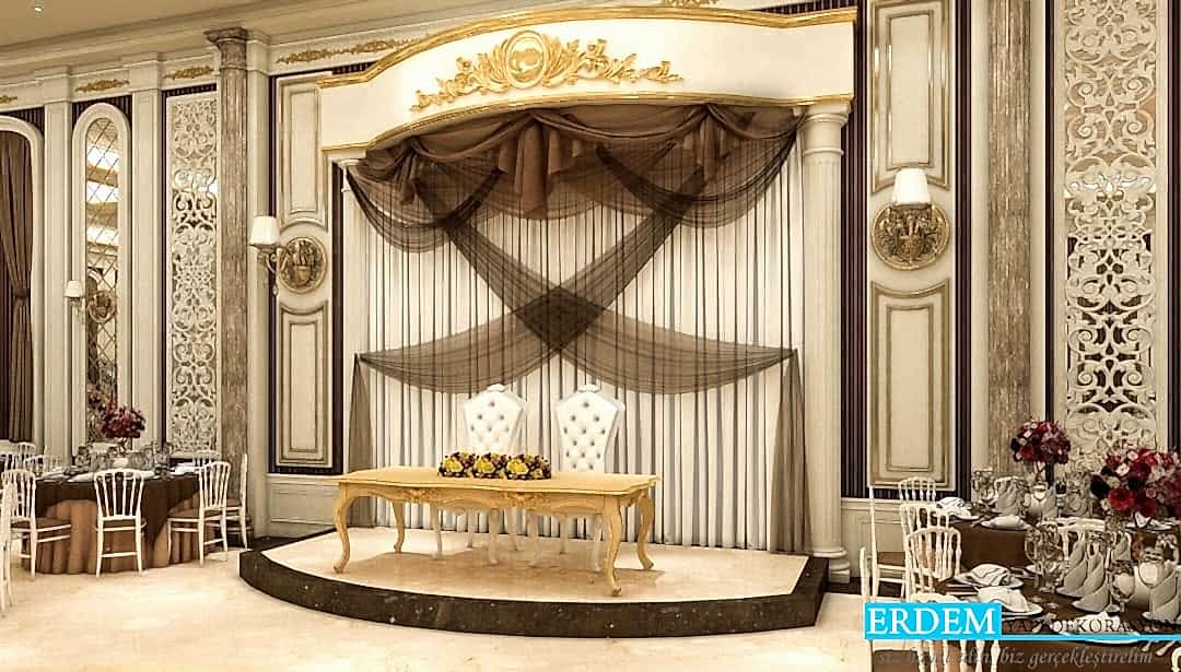 D���n Salonu Duvar ��talama Mimari Tasar�m�