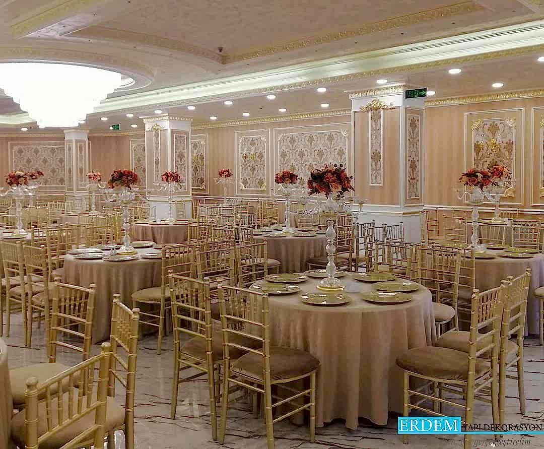 D���n Salonu Duvar ��talama Mimari Tasar�m�