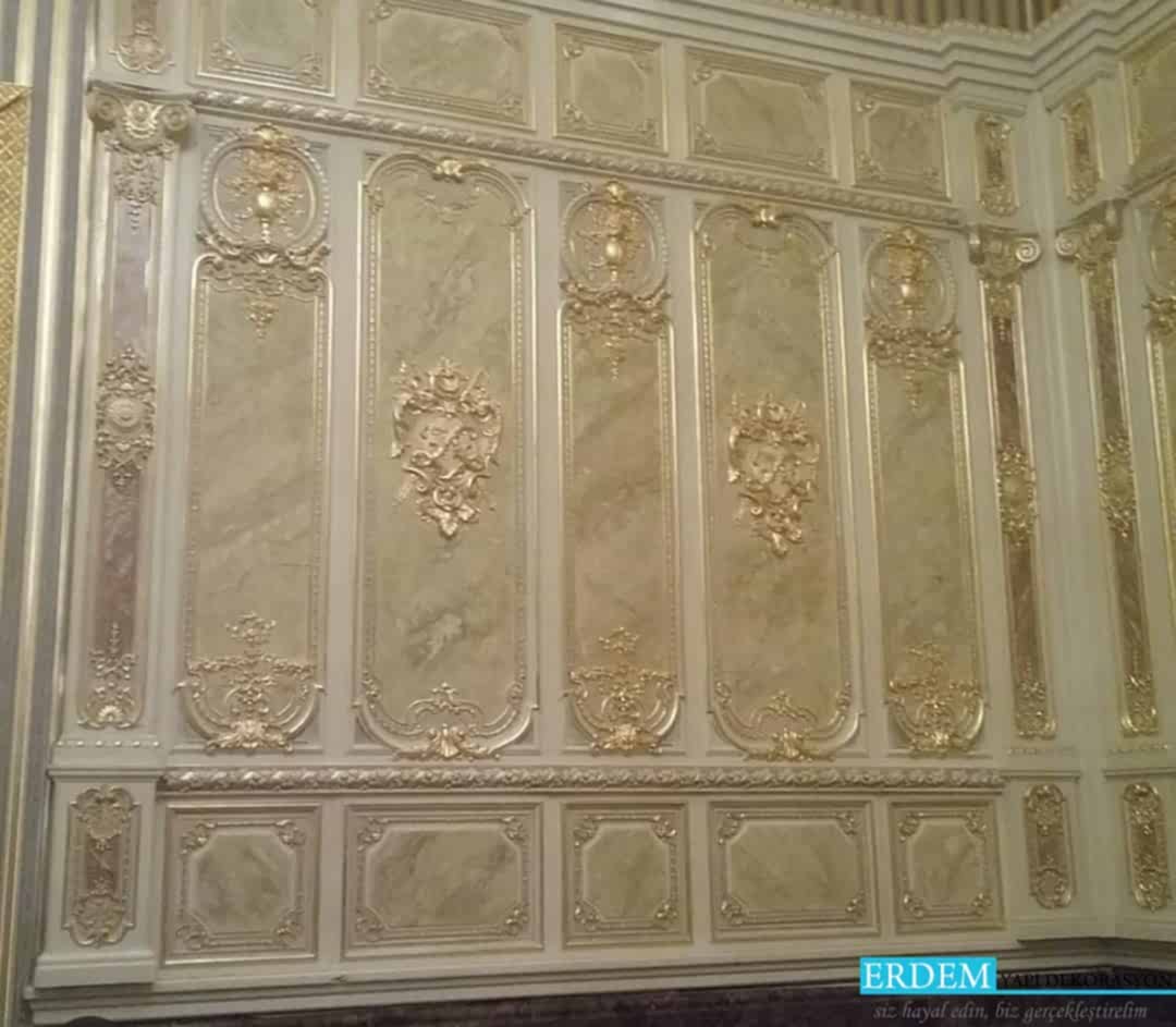 D���n Salonu Duvar ��talama Mimari Tasar�m�