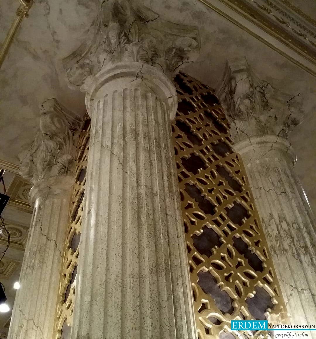 D���n Salonu Duvar ��talama Mimari Tasar�m�