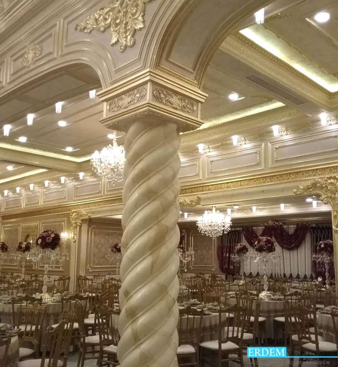 D���n Salonu Duvar ��talama Mimari Tasar�m�