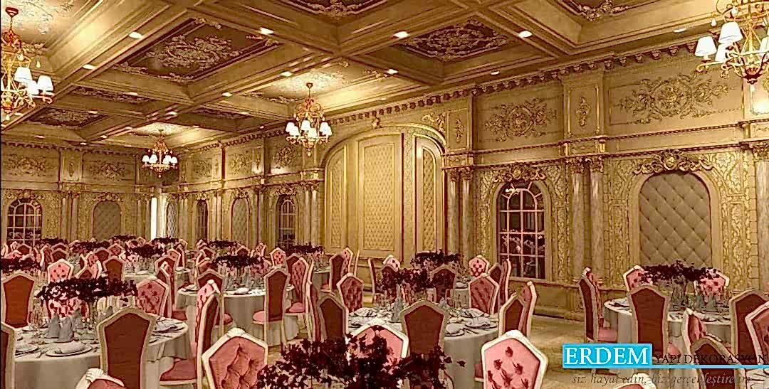 D���n Salonu Duvar ��talama Mimari Tasar�m�