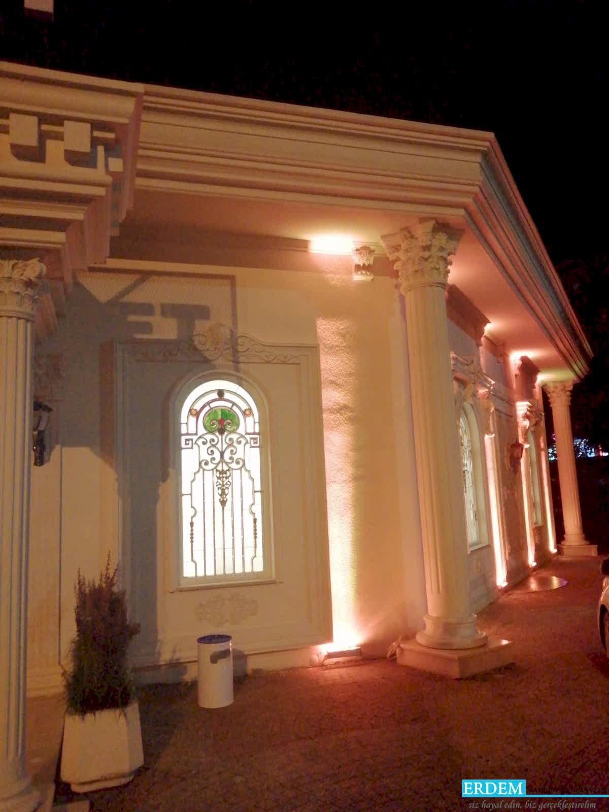 D���n Salonu Duvar ��talama Mimari Tasar�m�