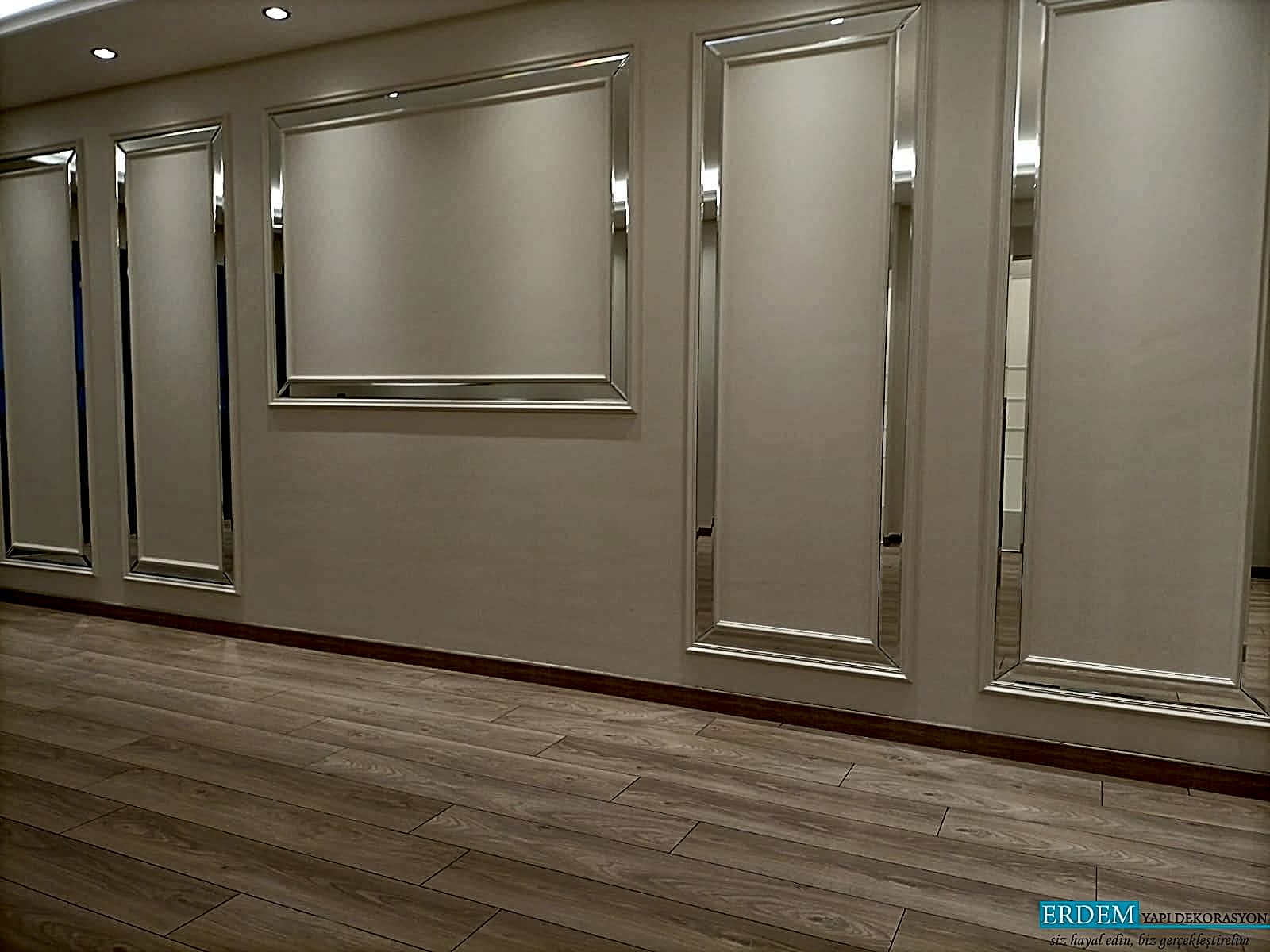 Aynal� duvar ��tas� uygulamam�z