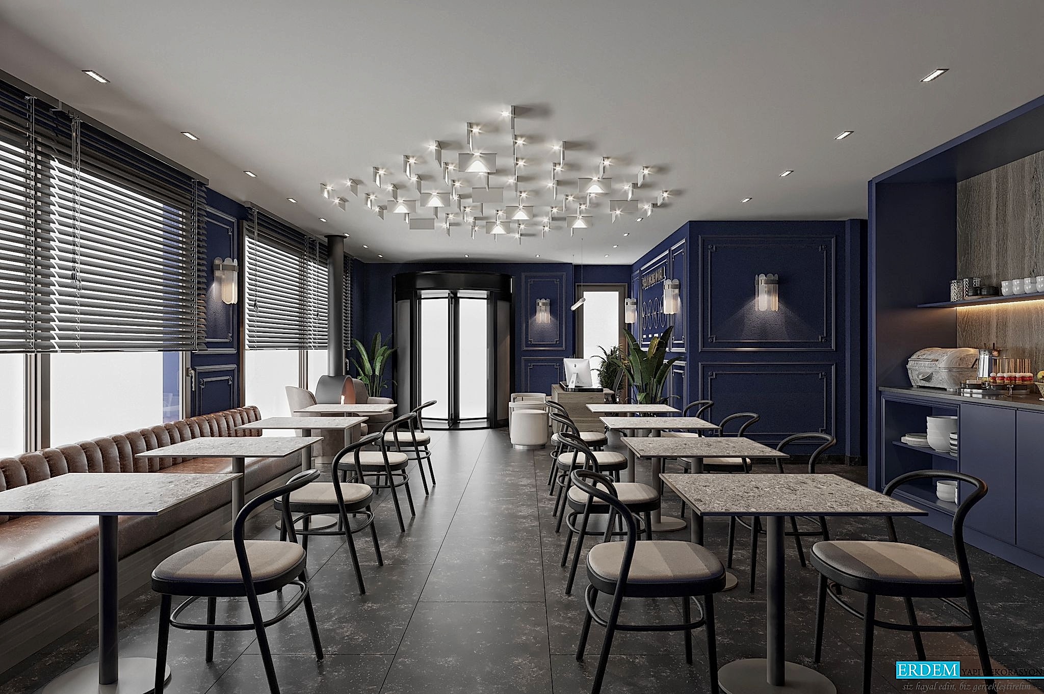 Otel tasar�m� duvar ��tas�