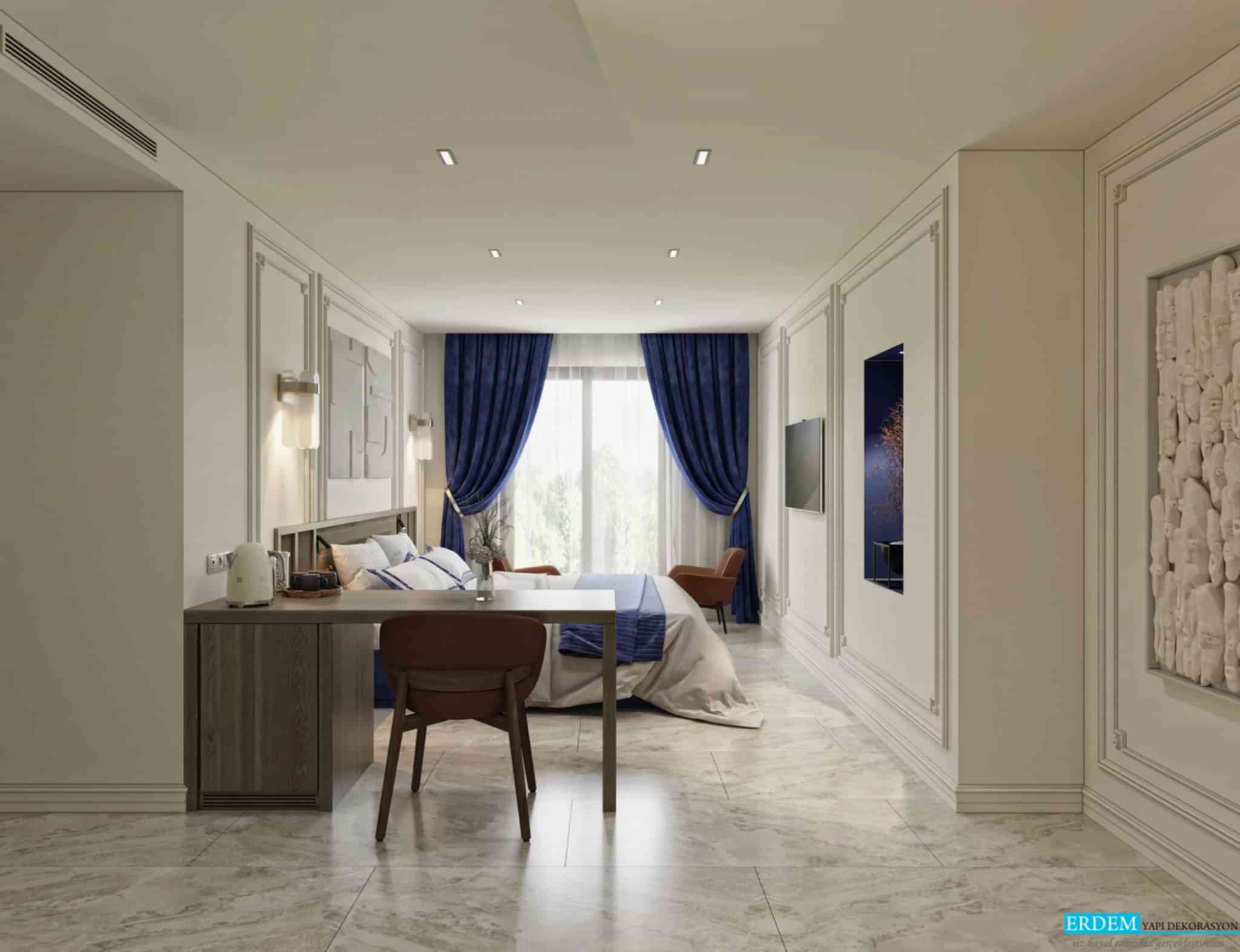 Otel tasar�m� duvar ��tas�