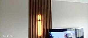 Ah�ap Lambiri Duvar ��talama Bah�e�ehir