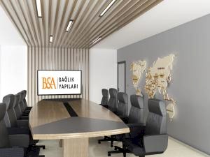 Baffle tavan ��ta uygulamas�