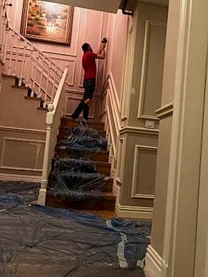 Merdiven Poli�retan Duvar ��ta Uygulamas�